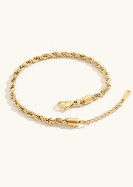 Luxe Rope Gold Anklet — heartfelt jewelry gift for her | Dear Given