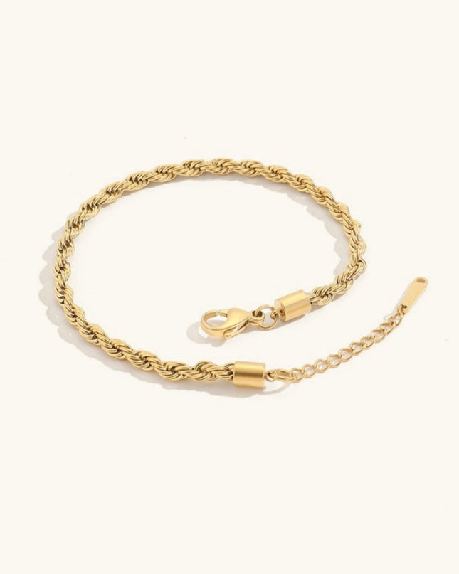 Luxe Rope Gold Anklet — heartfelt jewelry gift for her | Dear Given