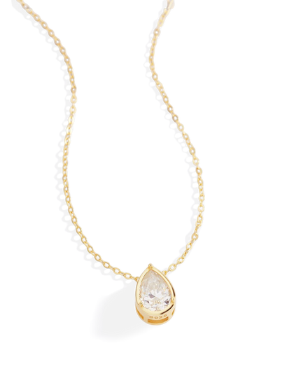 Diamond Teardrop Necklace