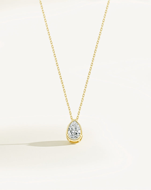 Diamond Teardrop Necklace