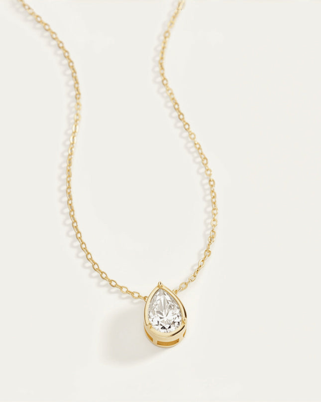 Diamond Teardrop Necklace