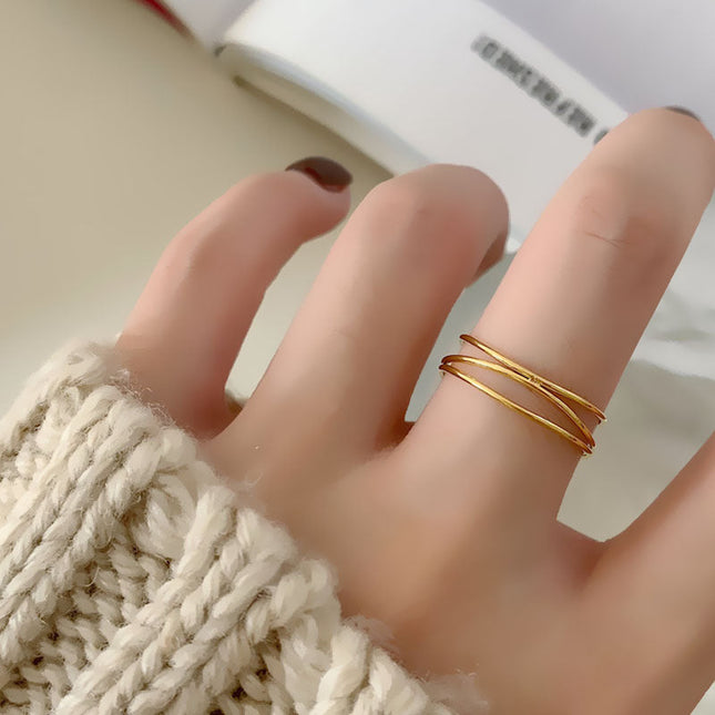 Interlocked Fidget Ring For Women - Gift Jewelry | Dear Given