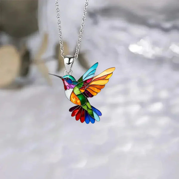 Stunning Hummingbird Necklace with Free Bonus Earrings — Limited Time Offer