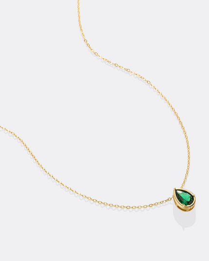 Diamond Teardrop Necklace