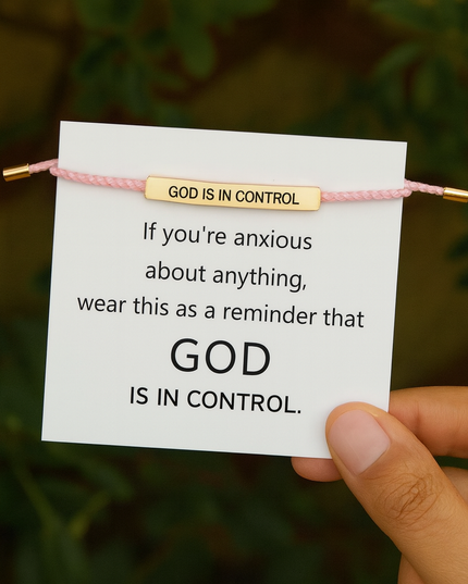 God Is In Control Bracelet - Gift Jewelry | Dear Given