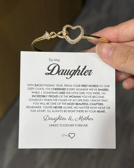 To My Daughter - Infinity Bracelet - Gift Jewelry | Dear Given