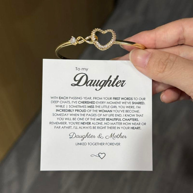 To My Daughter - Infinity Bracelet - Gift Jewelry | Dear Given