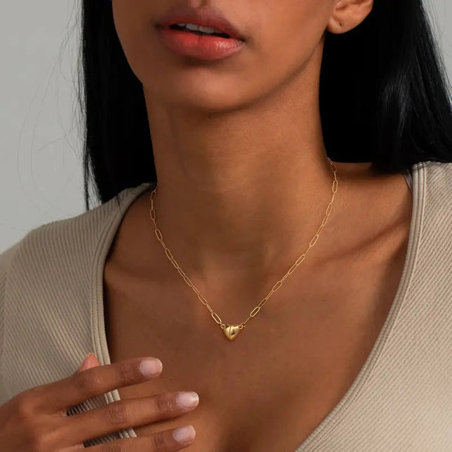 Magnetic Heart Necklace