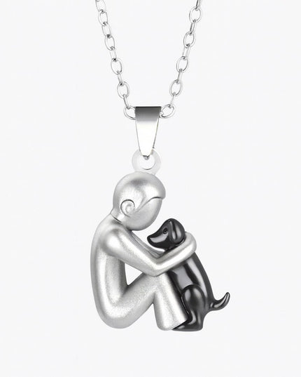 Hug Pendant Necklace - A Heartfelt Embrace You Can Wear
