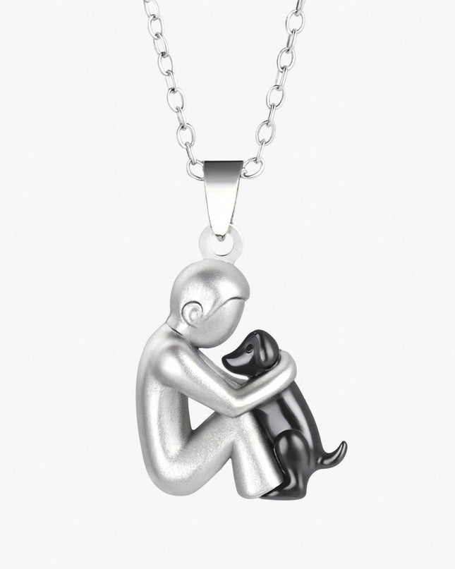 Hug Pendant Necklace - A Heartfelt Embrace You Can Wear