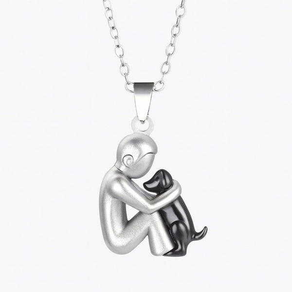 Hug Pendant Necklace - A Heartfelt Embrace You Can Wear