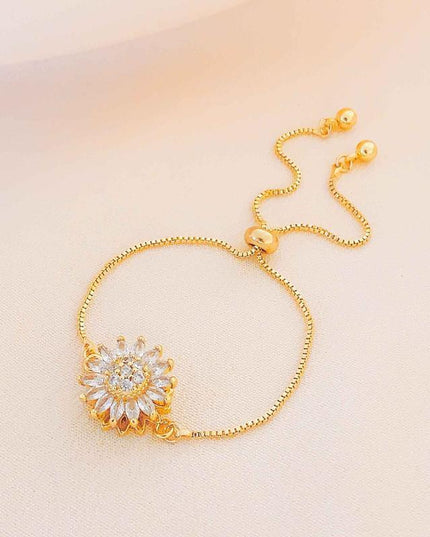 Calming Sunflower Bracelet - Gift Jewelry | Dear Given