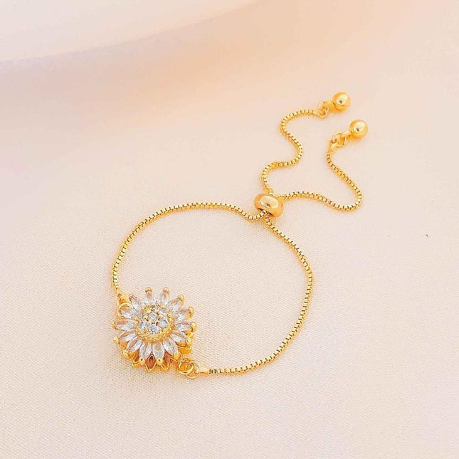 Calming Sunflower Bracelet - Gift Jewelry | Dear Given