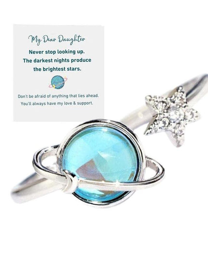 Star and Moon Ring For Daughter - Gift Jewelry | Dear Given
