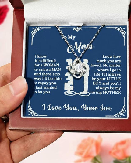 To My Mom – Forever Your Little Boy Necklace - Meaningful Gift Jewelry | Dear Given