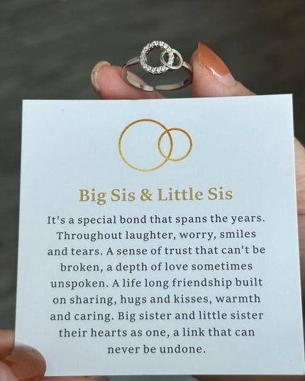 Big Sis & Little Sis Ring - Gift Jewelry | Dear Given