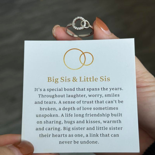 Big Sis & Little Sis Ring - Gift Jewelry | Dear Given