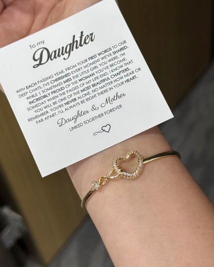 To My Daughter - Infinity Bracelet - Gift Jewelry | Dear Given
