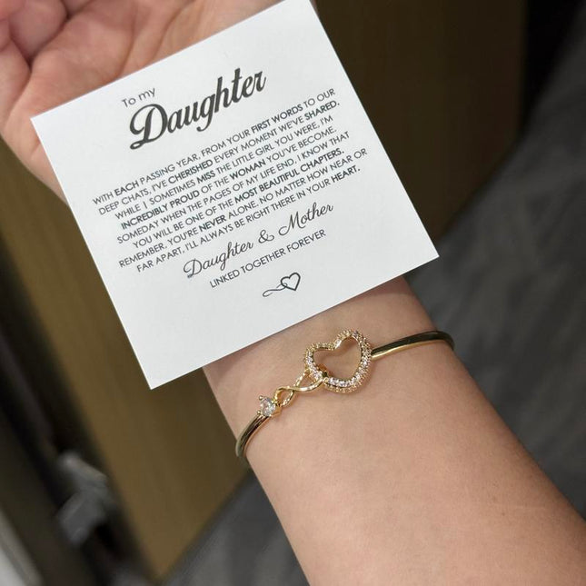 To My Daughter - Infinity Bracelet - Gift Jewelry | Dear Given