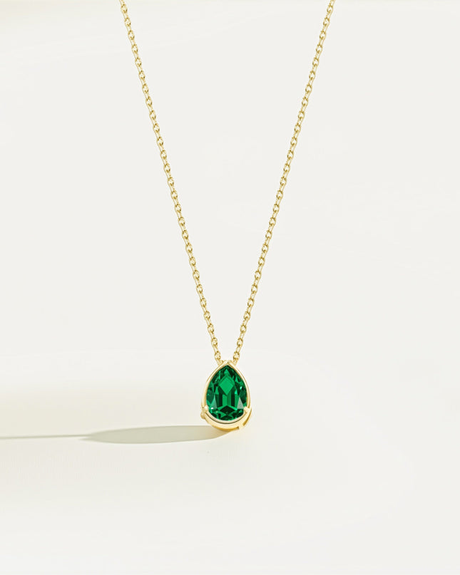 Diamond Teardrop Necklace