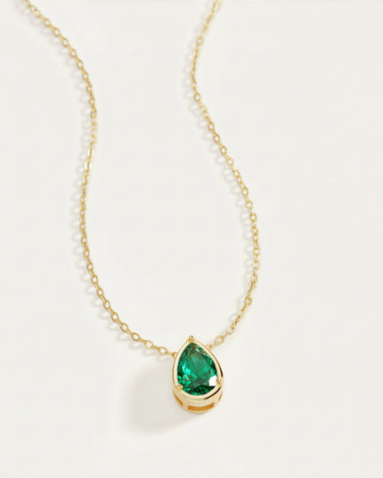 Diamond Teardrop Necklace