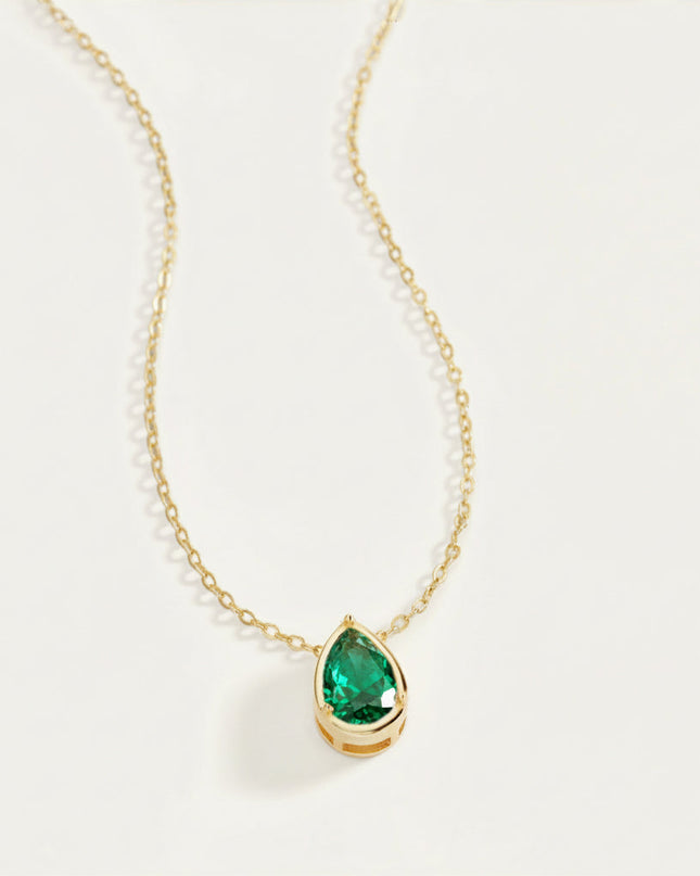 Diamond Teardrop Necklace