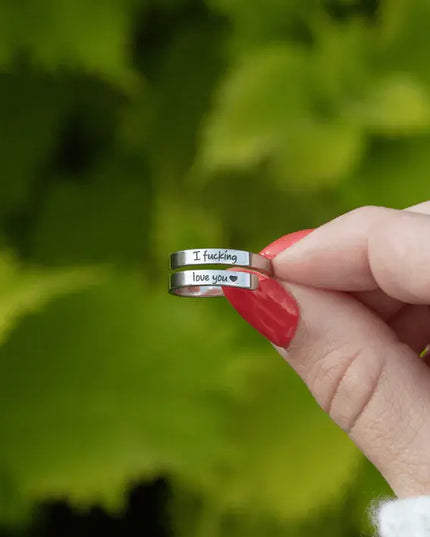 I Fvcking Love you Ring - Gift Jewelry | Dear Given