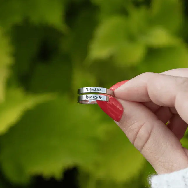 I Fvcking Love you Ring - Gift Jewelry | Dear Given