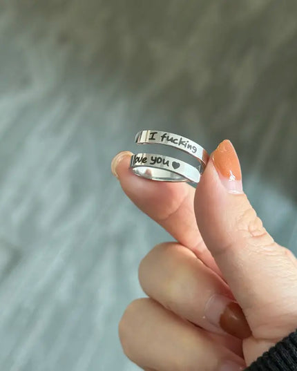I Fvcking Love you Ring - Gift Jewelry | Dear Given