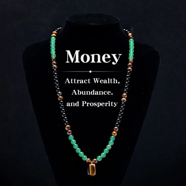 Money Attraction Crystal Necklace - Gift Jewelry | Dear Given