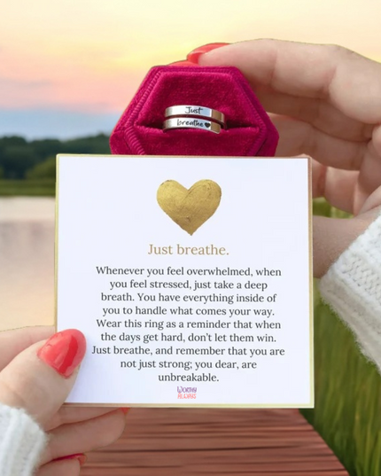 Just Breathe Ring - Gift Jewelry | Dear Given