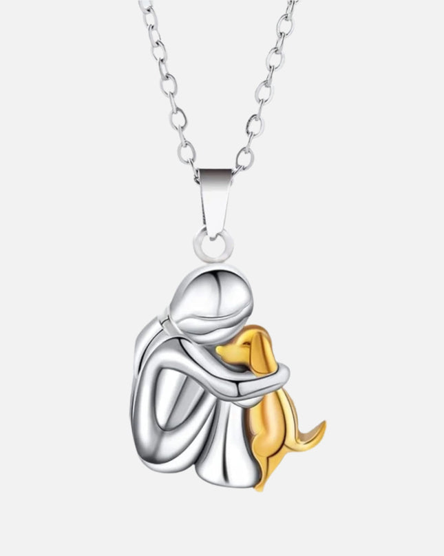 Hug Pendant Necklace - A Heartfelt Embrace You Can Wear
