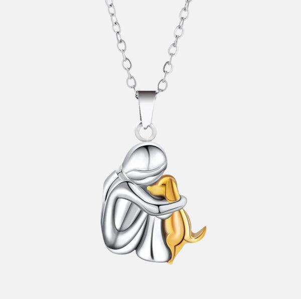 Hug Pendant Necklace - A Heartfelt Embrace You Can Wear