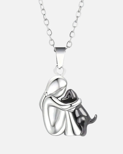 Hug Pendant Necklace - A Heartfelt Embrace You Can Wear