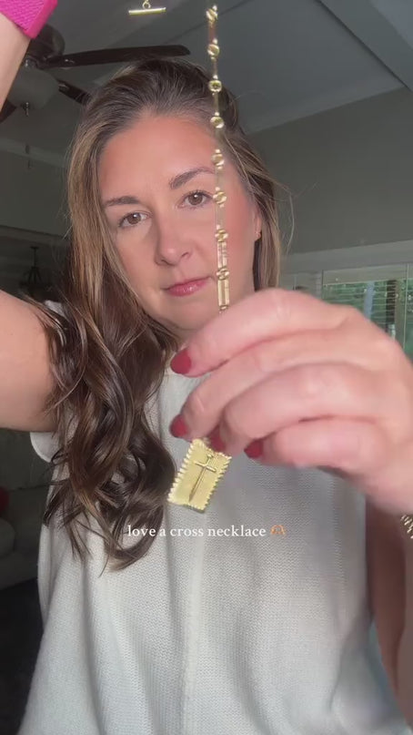 Cross Choker Necklace