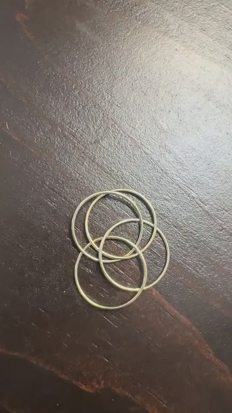 Interlocked Fidget Ring For Women