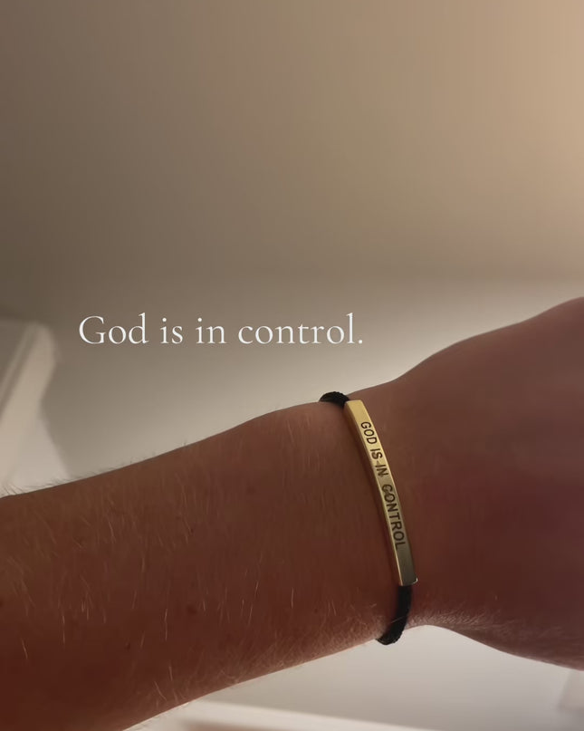 God Is In Control Bracelet