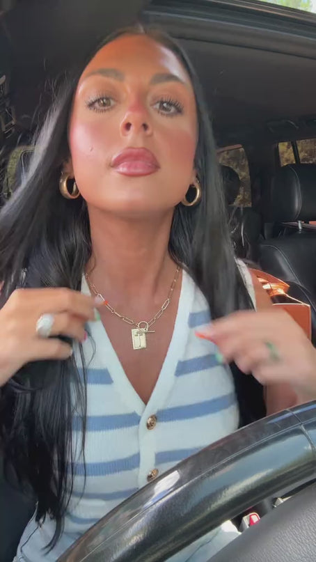 Cross Choker Necklace