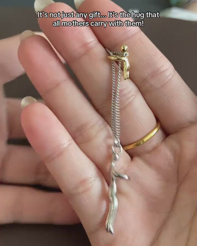 Mommy and Me Hug Necklace