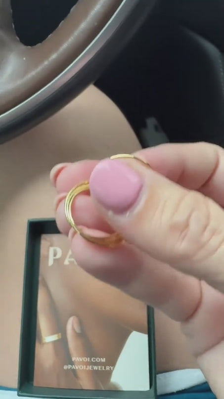 Interlocked Fidget Ring For Women