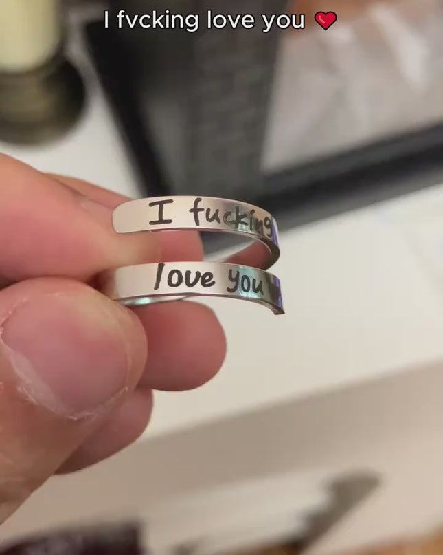 I Fvcking Love you Ring