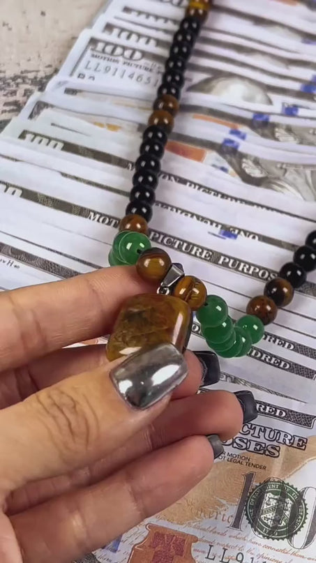 Money Attraction Crystal Necklace