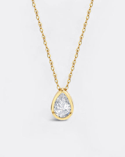 Diamond Teardrop Necklace