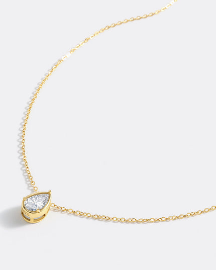 Diamond Teardrop Necklace