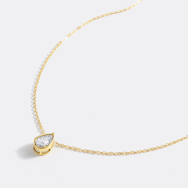 Diamond Teardrop Necklace
