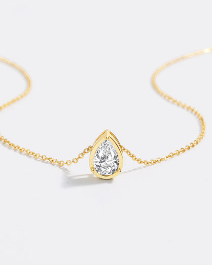 Diamond Teardrop Necklace